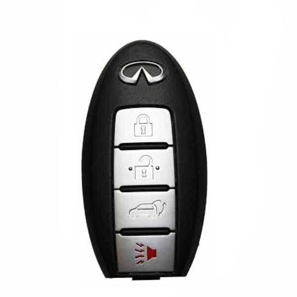 Oem REF: 2013-2016 Infiniti JX35 QX60 / 4-Button Smart Key / PN: 285E3-9NB4A / KR5S180144014 / IC 0 RSK-INF-4011 - main